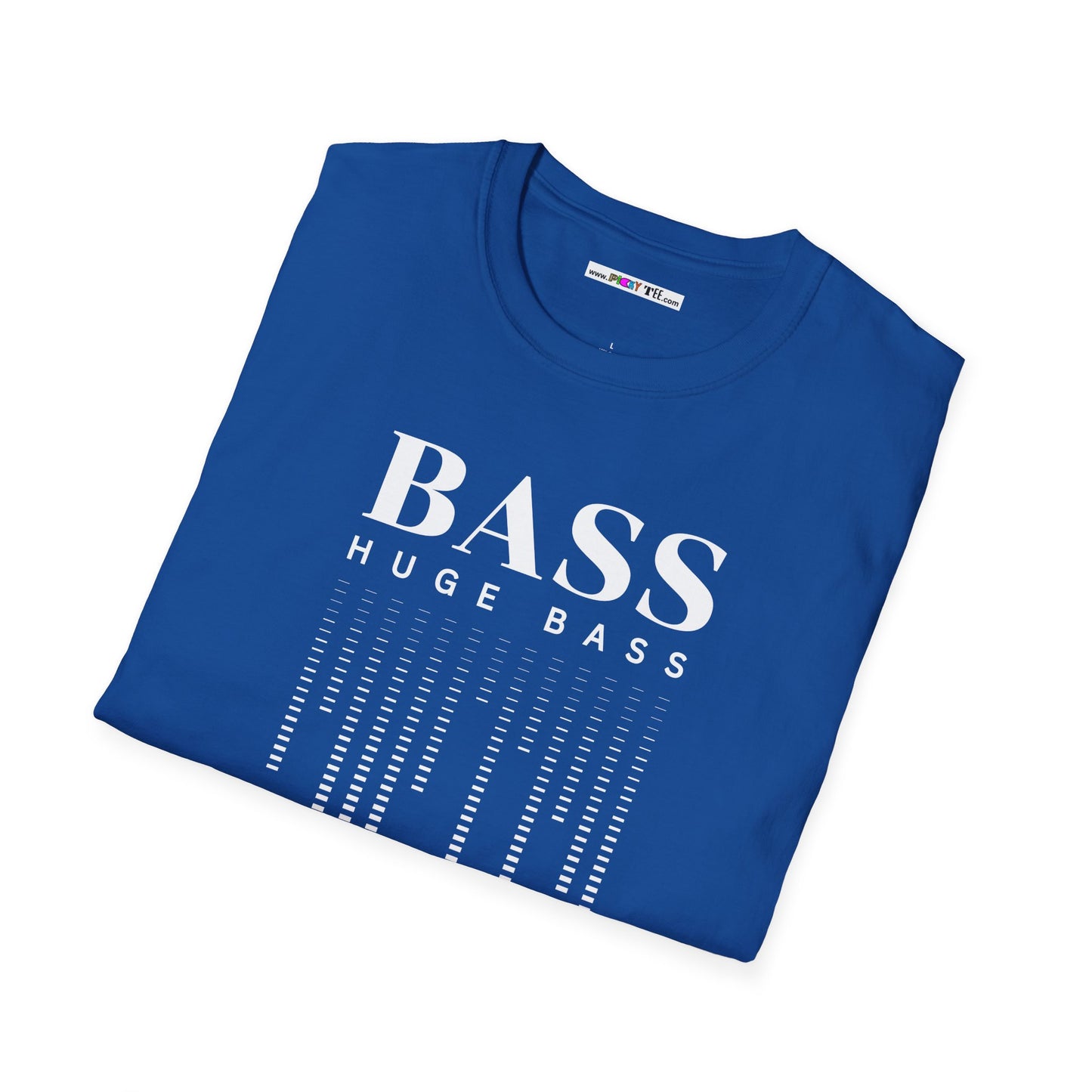BASS HUGE BASS Unisex Softstyle 100% Cotton T-Shirt