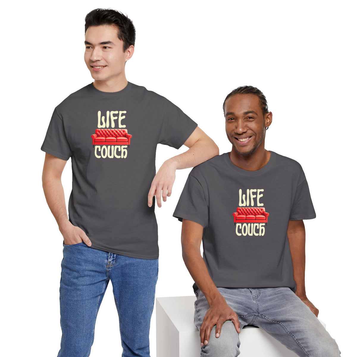 LIFE COUCH Unisex Heavy Cotton Tee