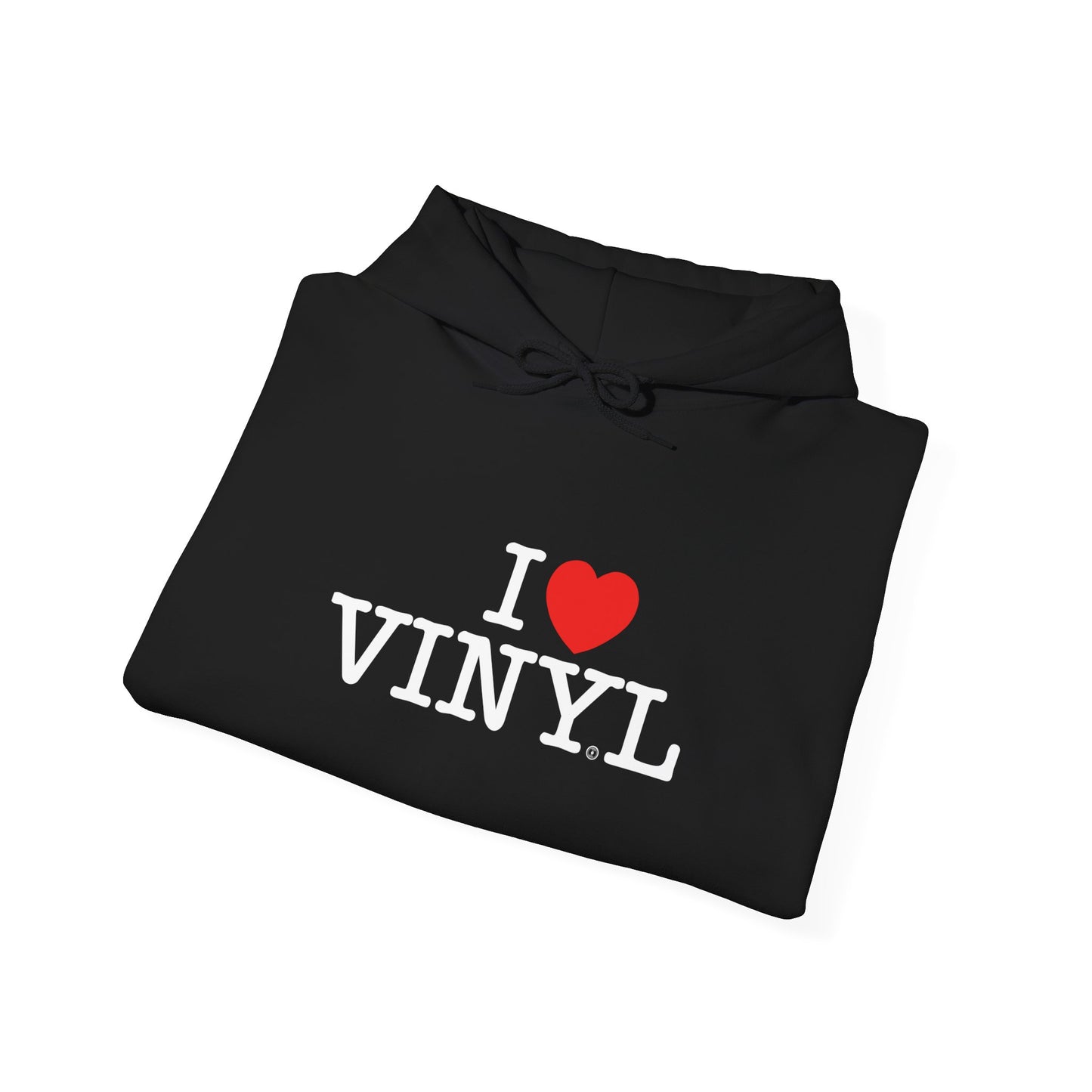 I ❤️ VINYL Unisex Heavy Blend™ Hooded Sweatshirt