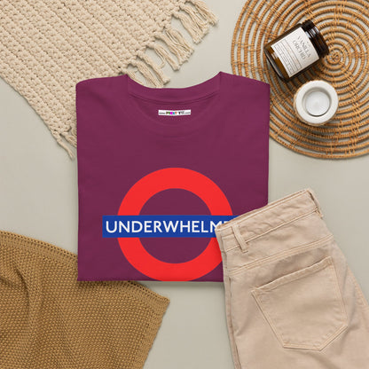 UNDERWHELMED Unisex Heavy Cotton Tee