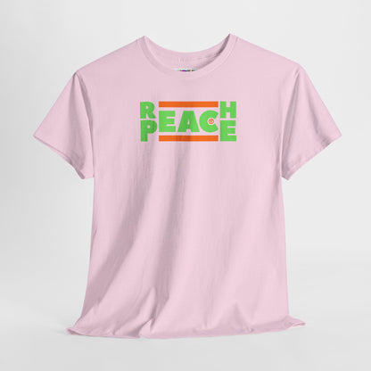 REACH PEACE Unisex Heavy Cotton Tee