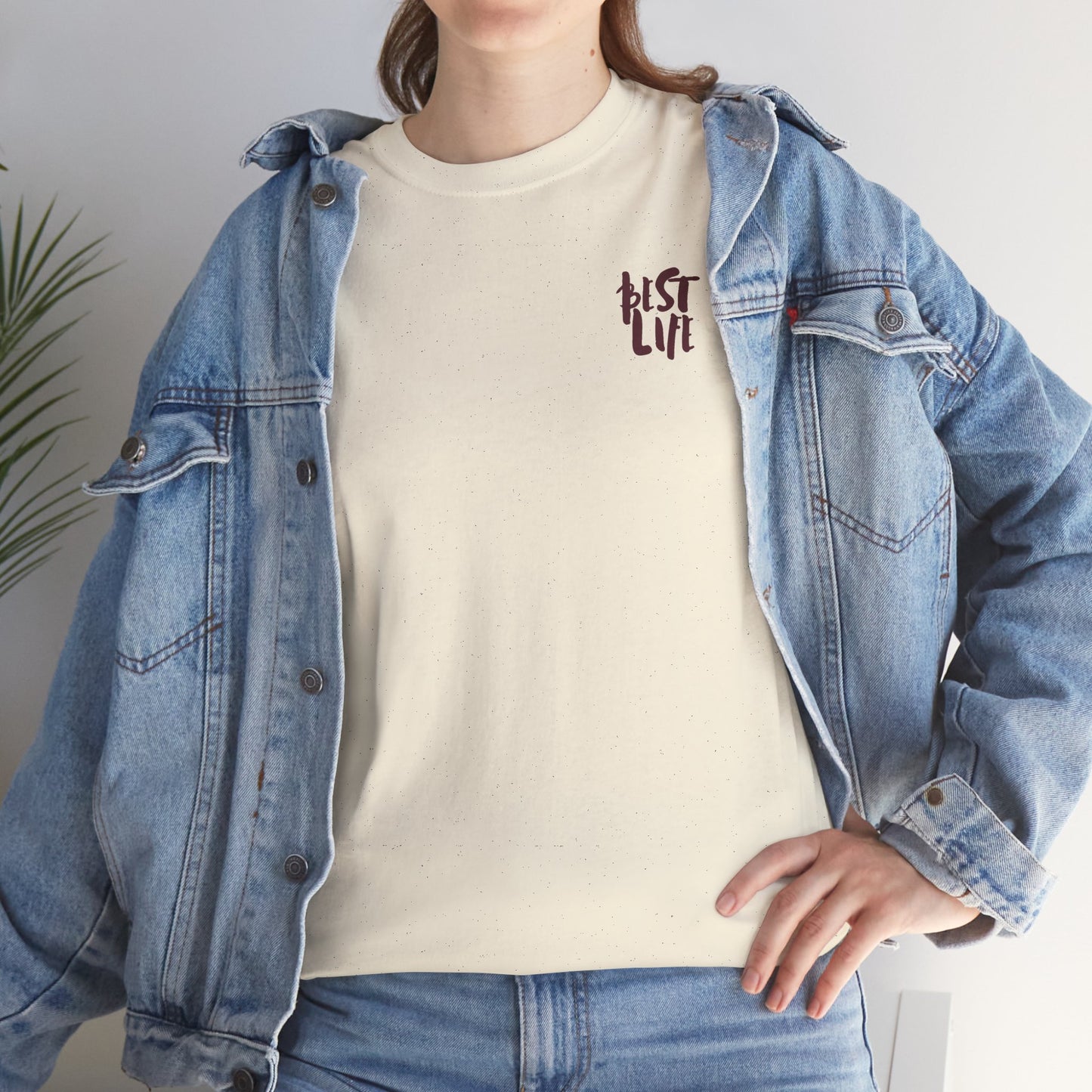 BEST LIFE Unisex Heavy Cotton Tee