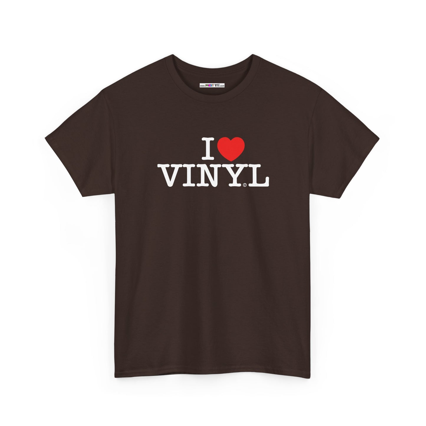 I ❤️ VINYL Unisex Heavy Cotton Tee