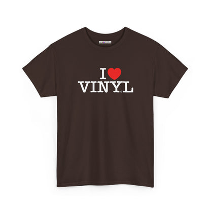 I ❤️ VINYL Unisex Heavy Cotton Tee