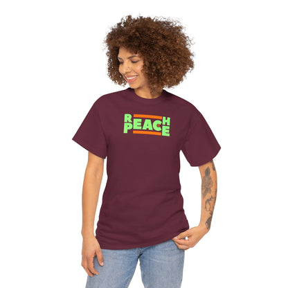 REACH PEACE Unisex Heavy Cotton Tee