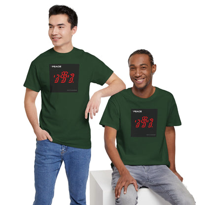 the PEACE ghost in the war-machine Unisex Heavy Cotton Tee