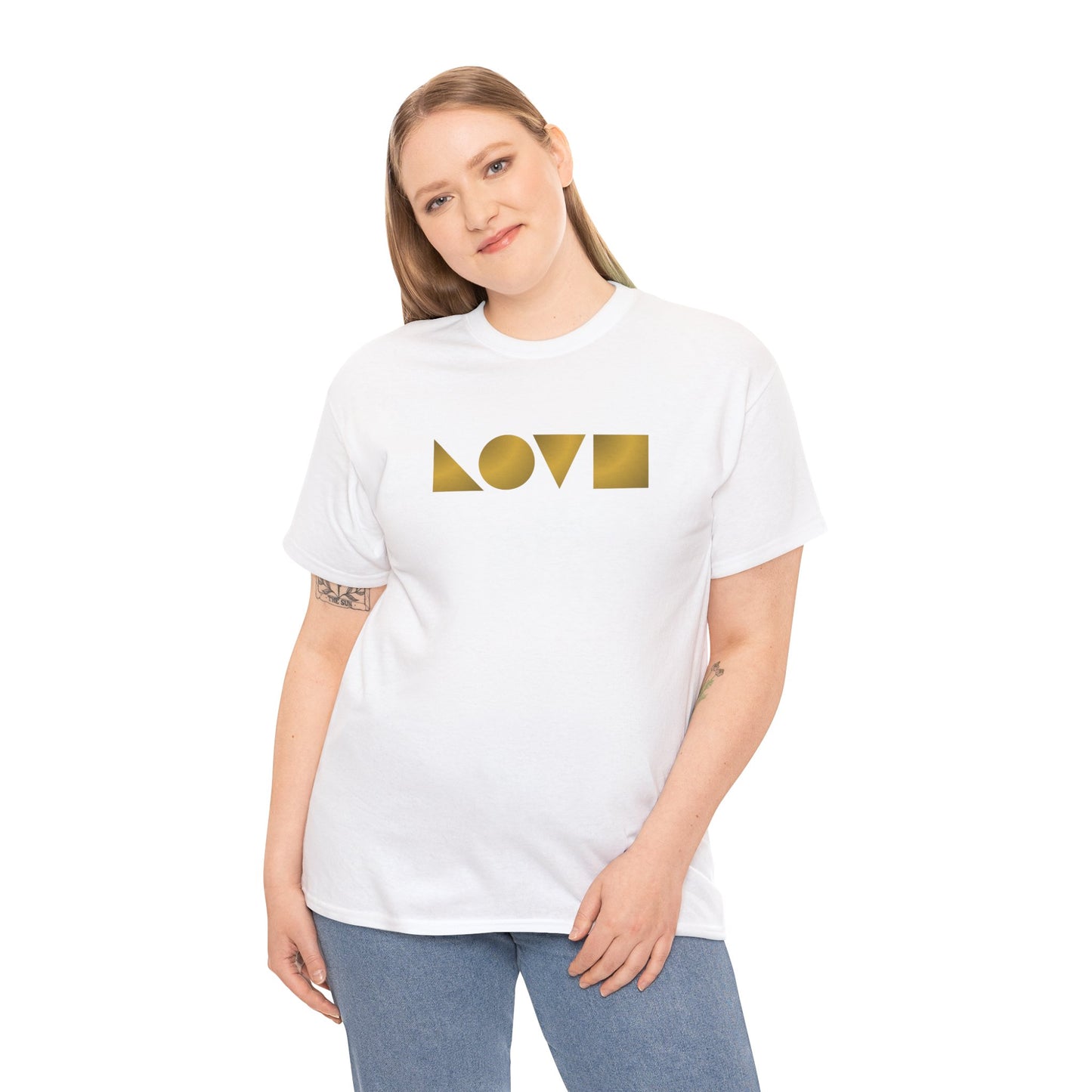 SHAPES OF MY LOVE Unisex Heavy Cotton Tee