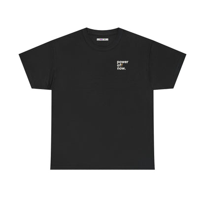 power off now Unisex Heavy Cotton Tee