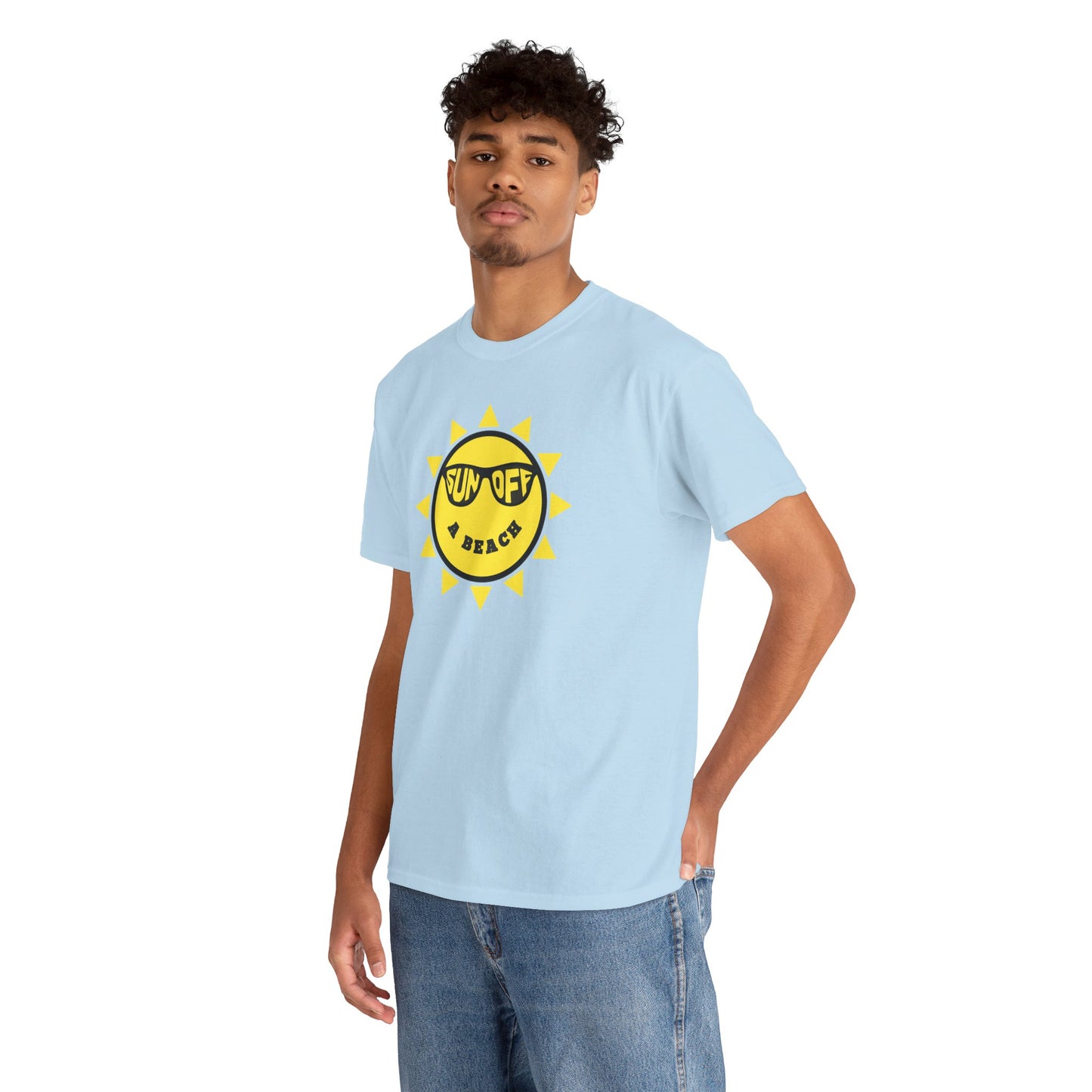 SUN OFF A BEACH Unisex Heavy Cotton Tee