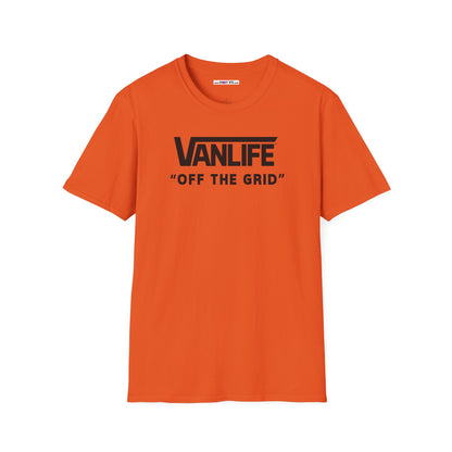 VANLIFE "OFF THE GRID". Unisex Softstyle 100% Cotton T-Shirt