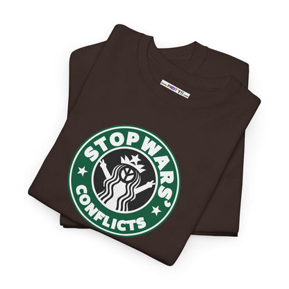 STOP WARS' CONFLICTS Unisex Heavy Cotton Tee