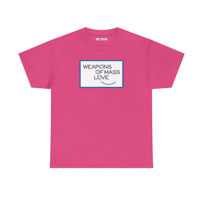 WEAPONS OF MASS LOVE Unisex Heavy Cotton Tee