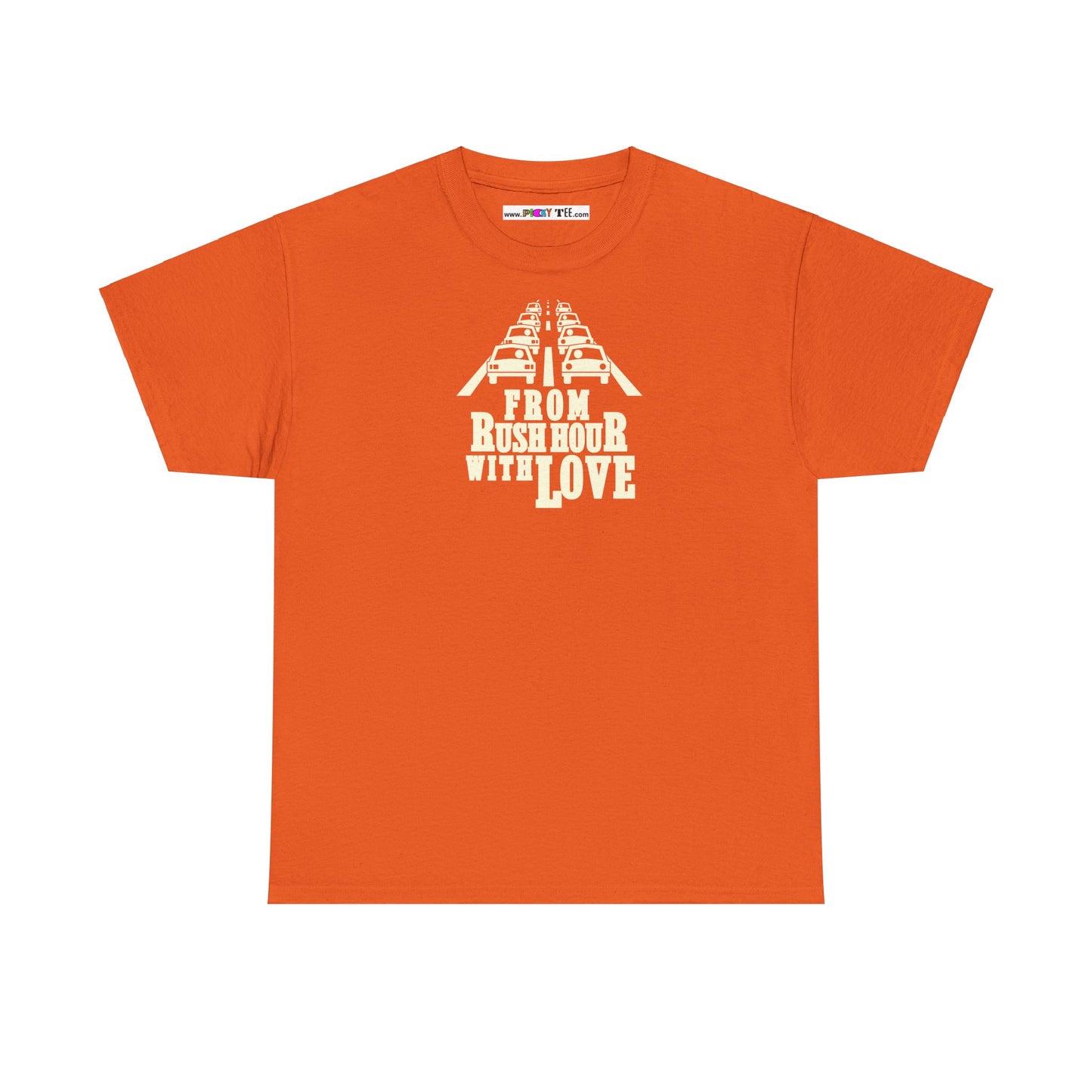 FROM RUSH HOUR WITH LOVE Unisex Heavy Cotton Tee