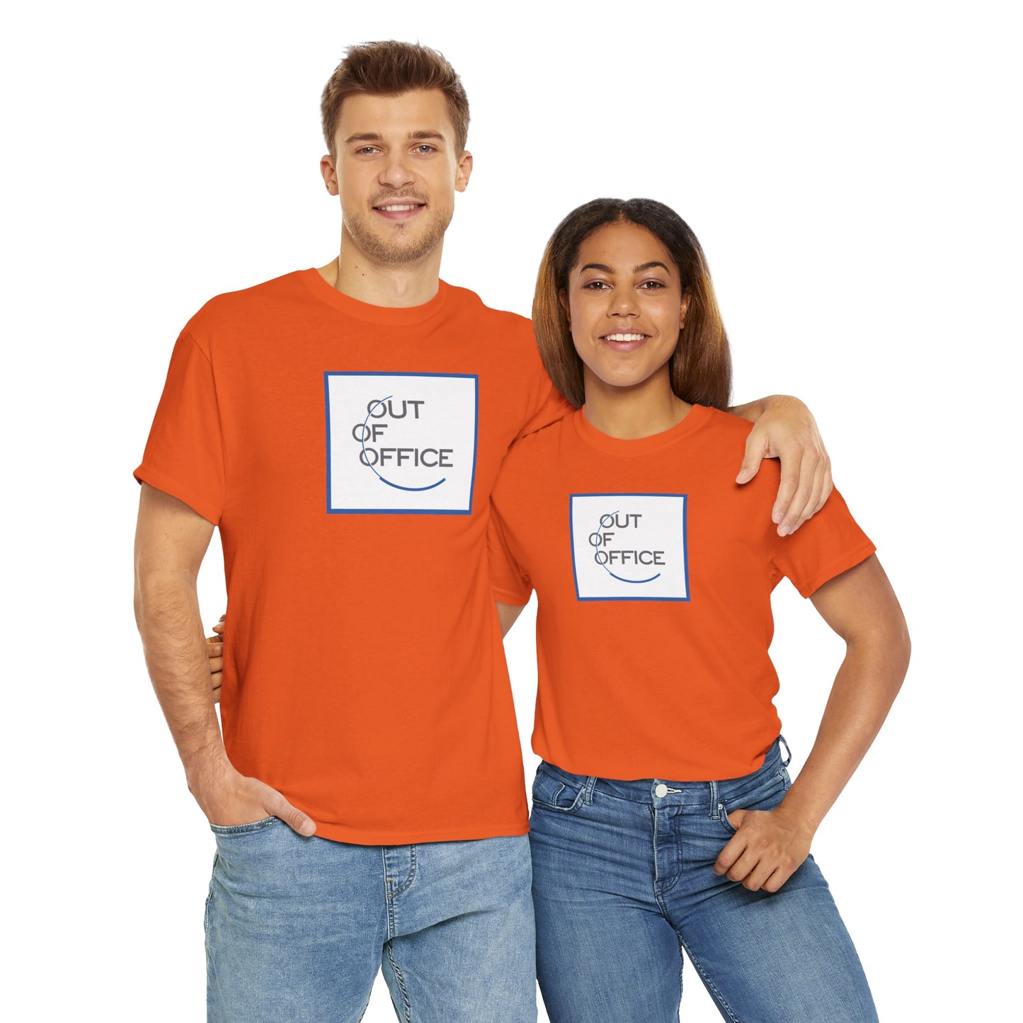 OUT OF OFFICE Unisex Heavy Cotton Tee