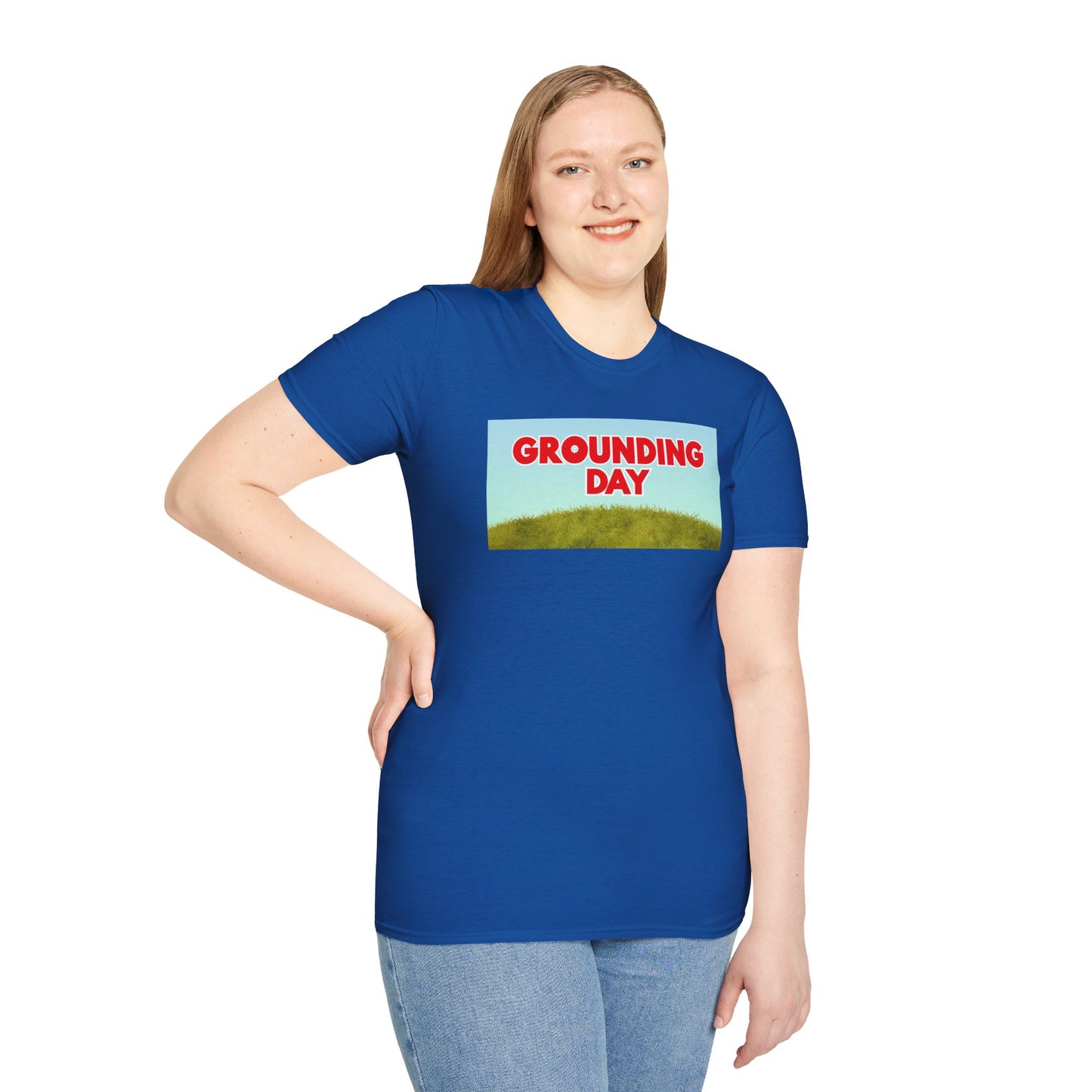 GROUNDING DAY Unisex Softstyle 100% Cotton T-Shirt