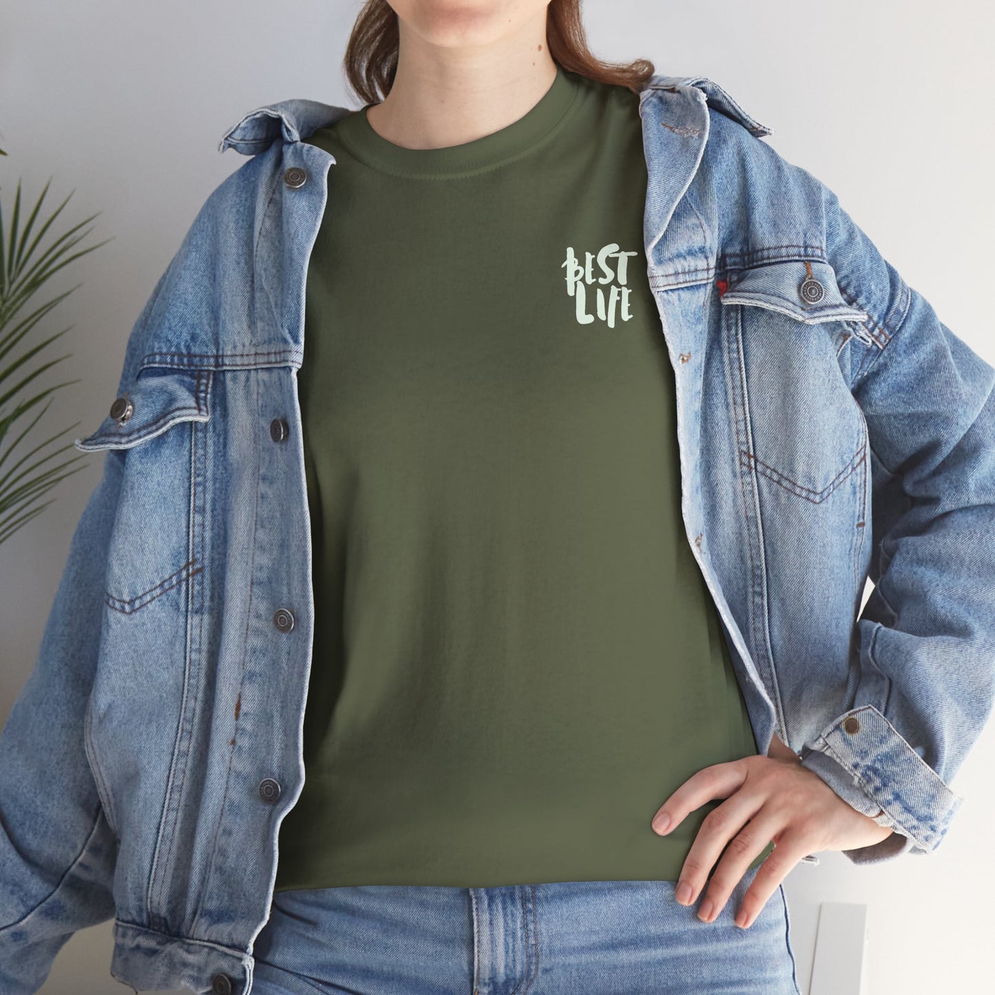 BEST LIFE Unisex Heavy Cotton Tee