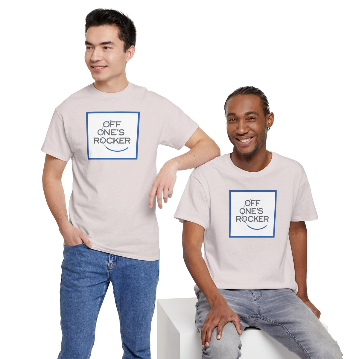 OFF ONE'S ROCKER Unisex Heavy Cotton Tee