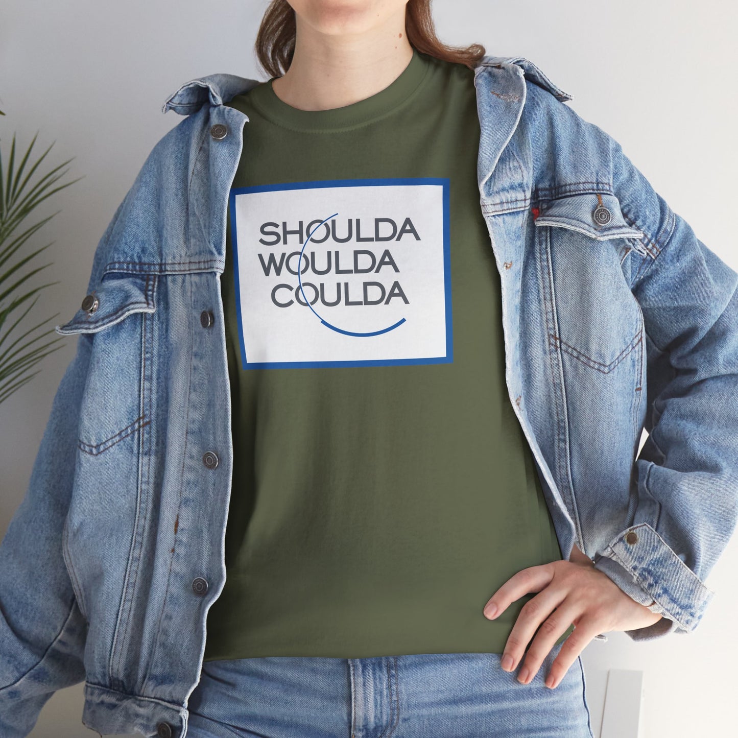 SHOULDA WOULDA COULDA Unisex Heavy Cotton Tee