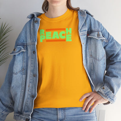 REACH PEACE Unisex Heavy Cotton Tee