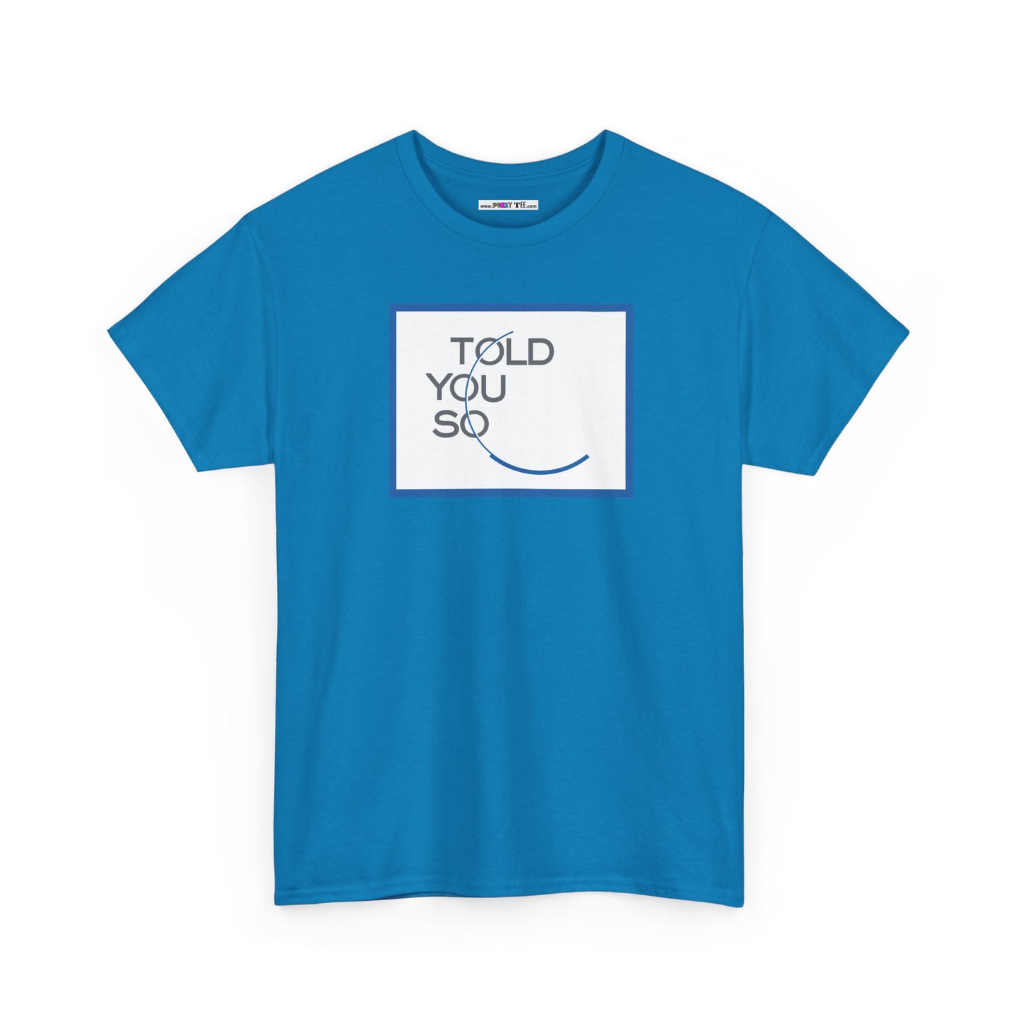 TOLD YOU SO Unisex Heavy Cotton Tee