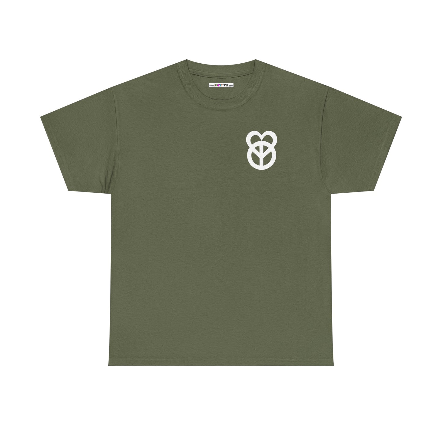 KEEP PEACE AND LOVE ON Unisex Heavy Cotton Tee