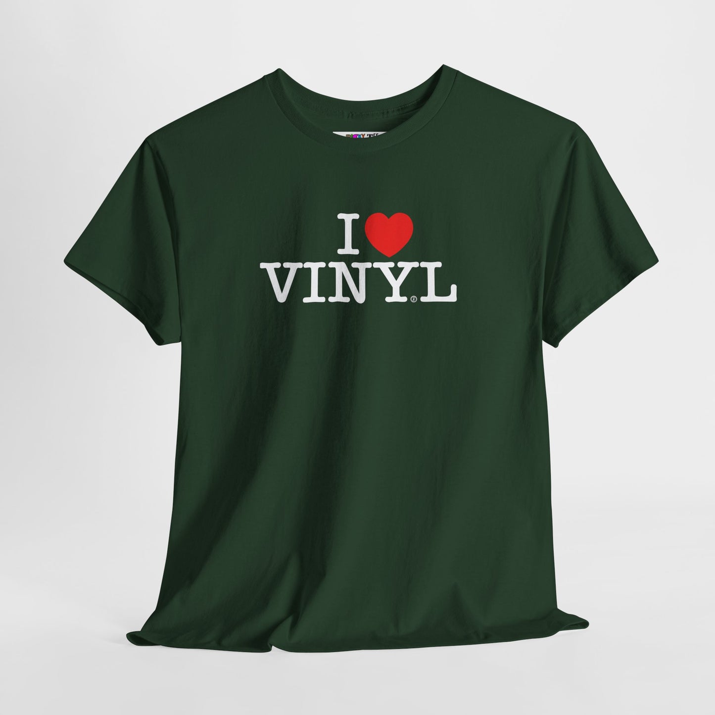 I ❤️ VINYL Unisex Heavy Cotton Tee