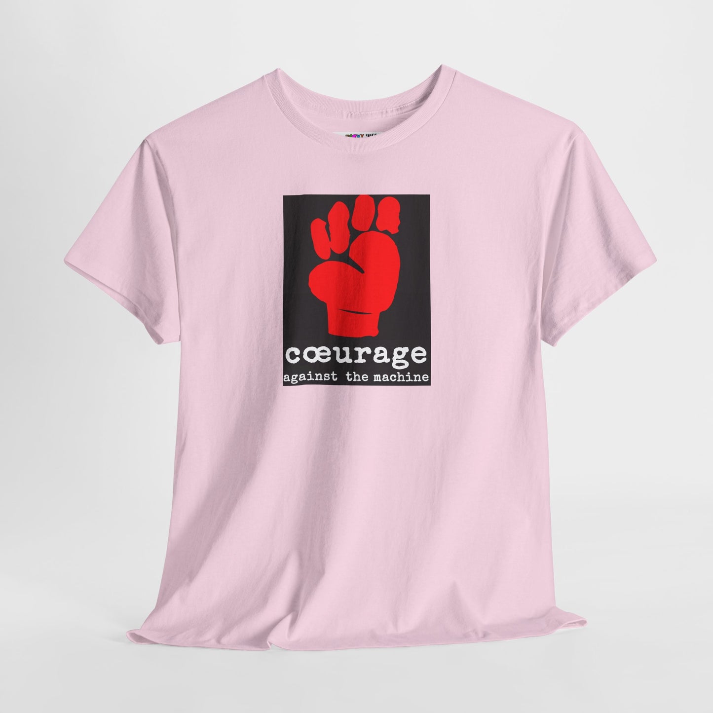 cœurage against the machine Unisex Heavy Cotton Tee