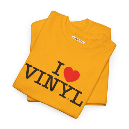 I ❤️ VINYL Unisex Heavy Cotton Tee