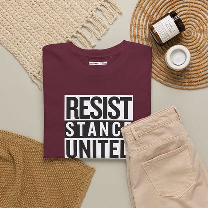 RESIST STANCE UNITED Unisex Heavy Cotton Tee