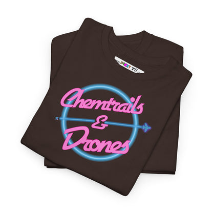 Chemtrails & Drones Unisex Heavy Cotton Tee