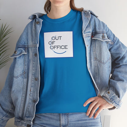 OUT OF OFFICE Unisex Heavy Cotton Tee