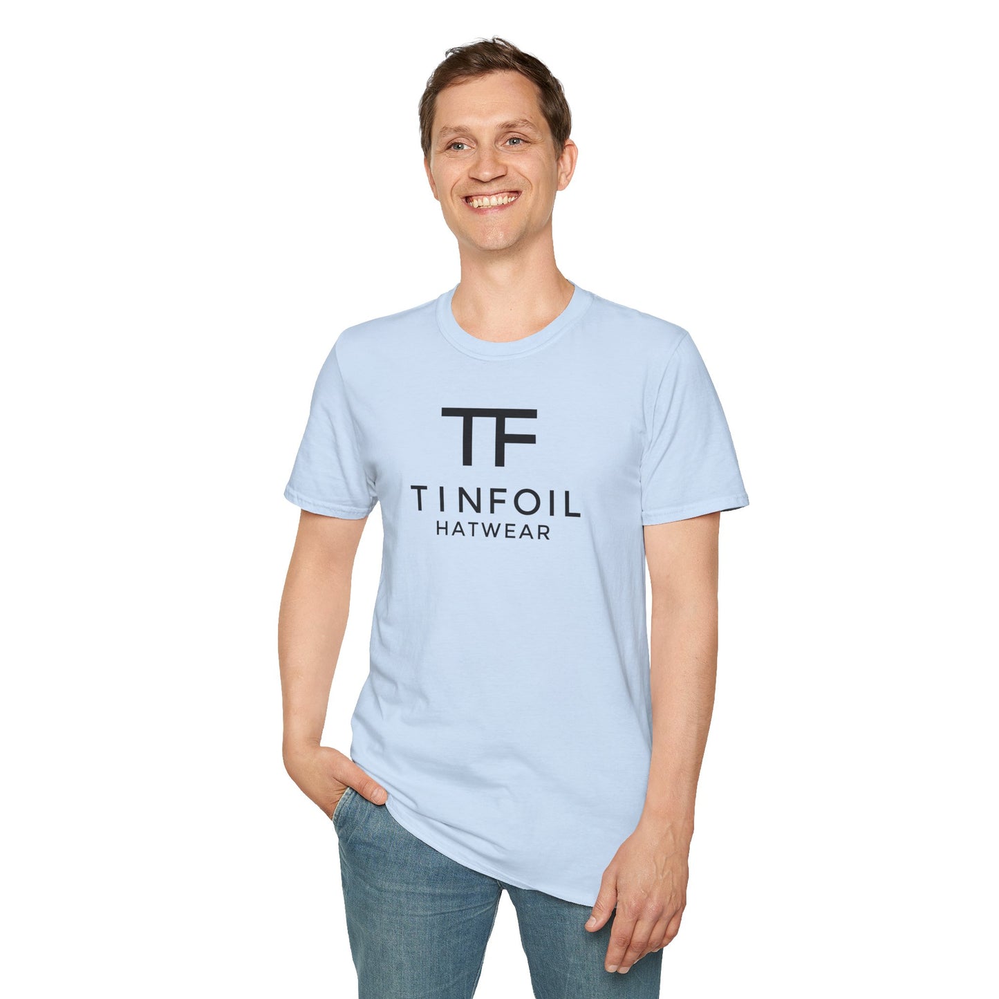 TF TIN FOIL HATWEAR Unisex Softstyle 100% Cotton T-Shirt