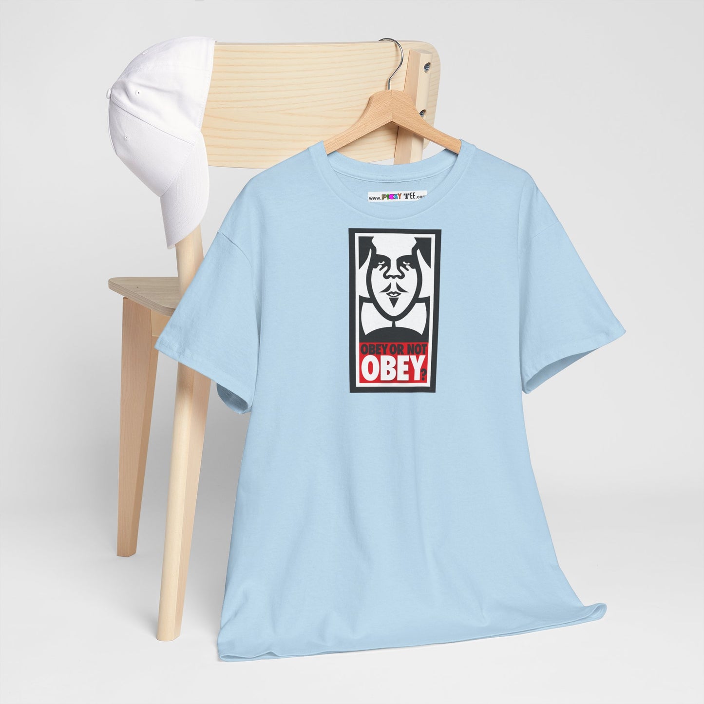 OBEY OR NOT OBEY? Unisex Heavy Cotton Tee