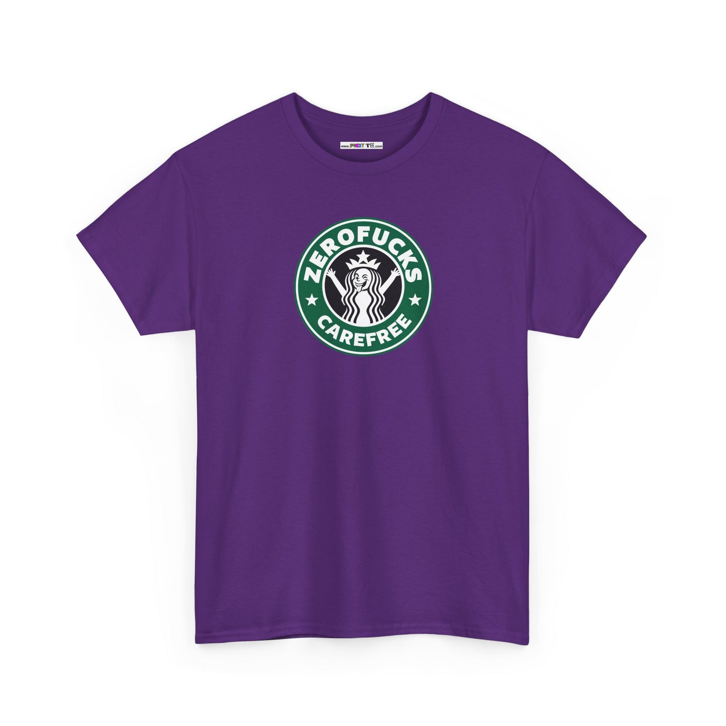 ZEROFUCKS CAREFREE Unisex Heavy Cotton Tee