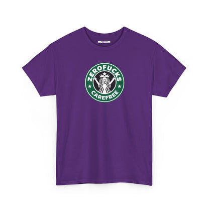 ZEROFUCKS CAREFREE Unisex Heavy Cotton Tee