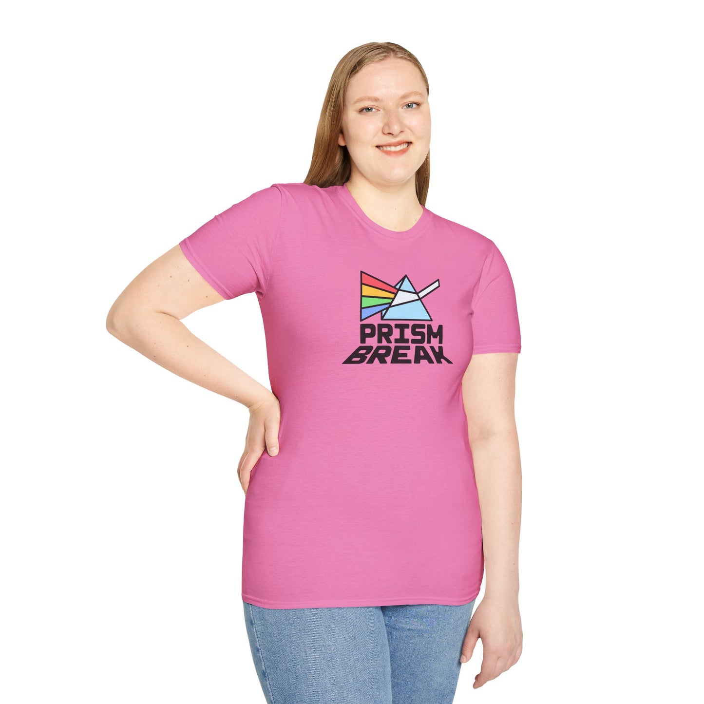 PRISM BREAK Unisex Softstyle 100% Cotton T-Shirt