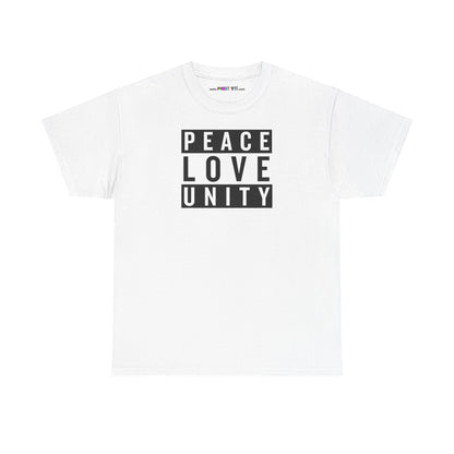 PEACELOVEUNITY Unisex Heavy Cotton Tee