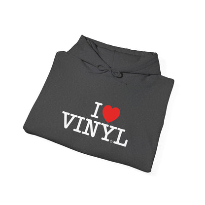 I ❤️ VINYL Unisex Heavy Blend™ Hooded Sweatshirt