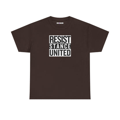 RESIST STANCE UNITED Unisex Heavy Cotton Tee