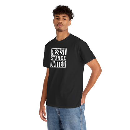 RESIST STANCE UNITED Unisex Heavy Cotton Tee