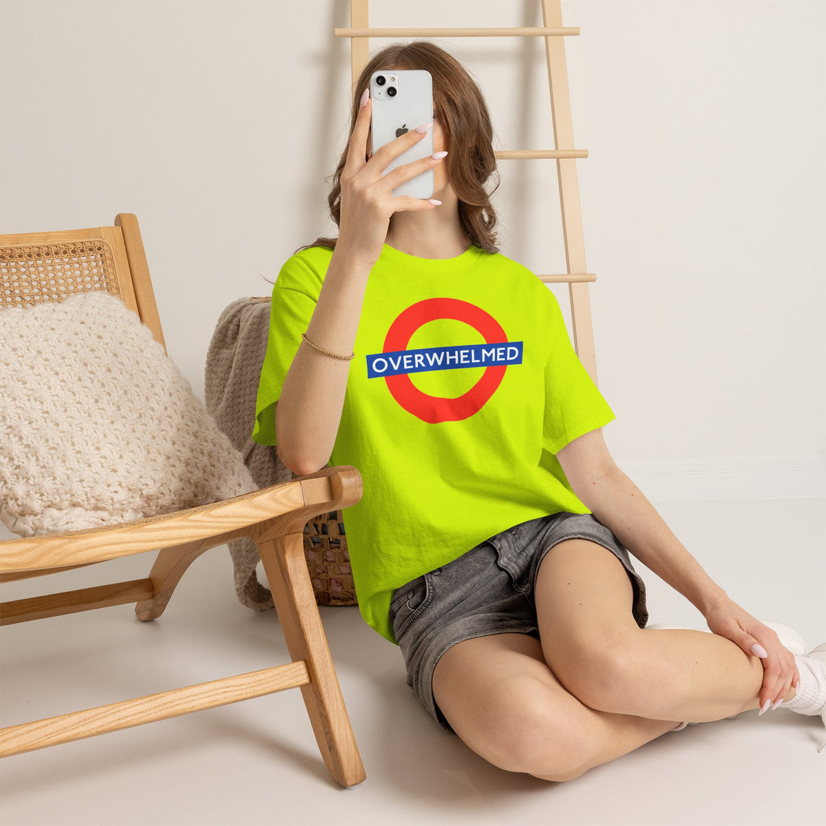OVERWHELMED Unisex Heavy Cotton Tee