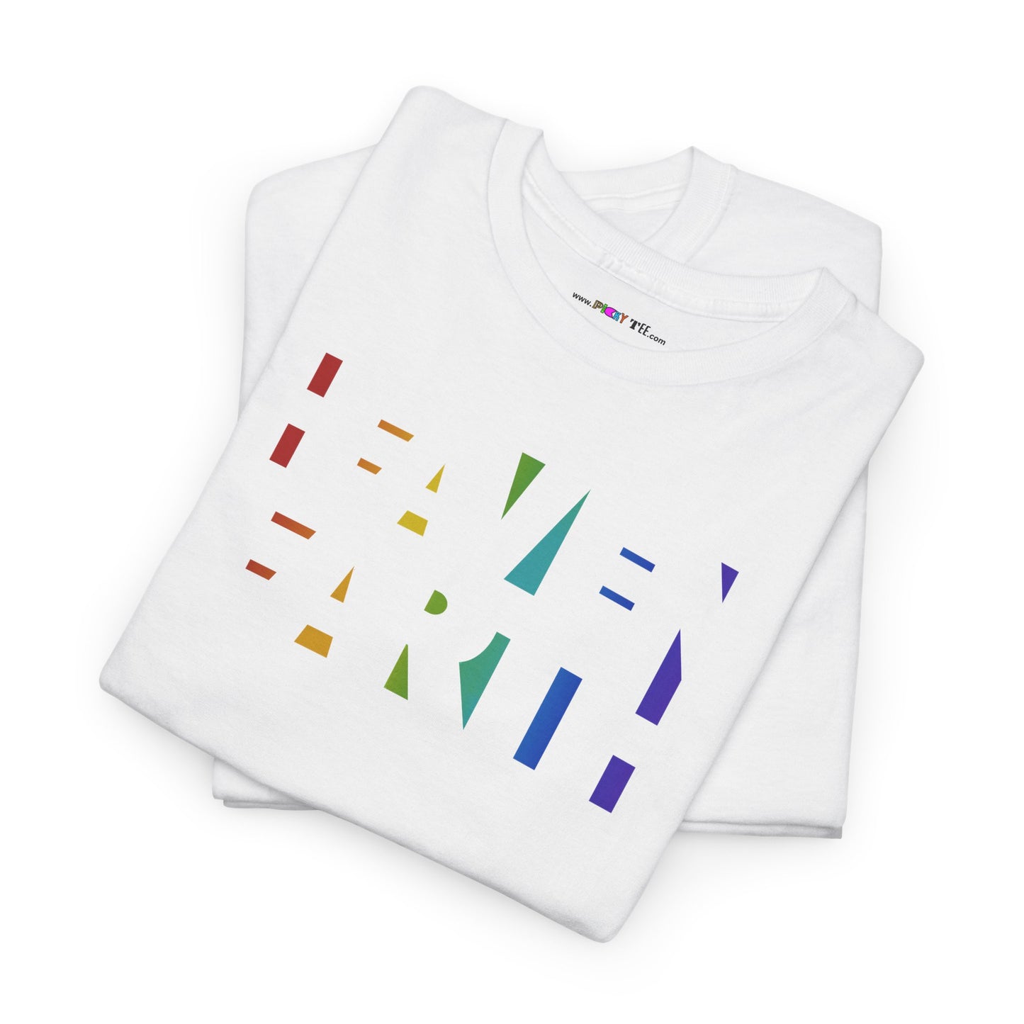 HEAVEN ON EARTH Unisex Heavy Cotton Tee — here now.