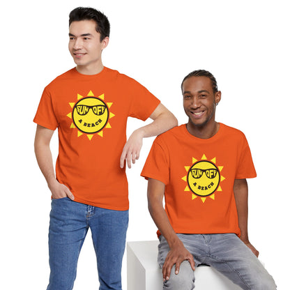 SUN OFF A BEACH Unisex Heavy Cotton Tee
