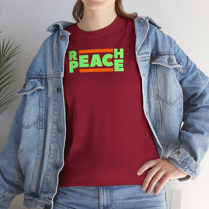 REACH PEACE Unisex Heavy Cotton Tee