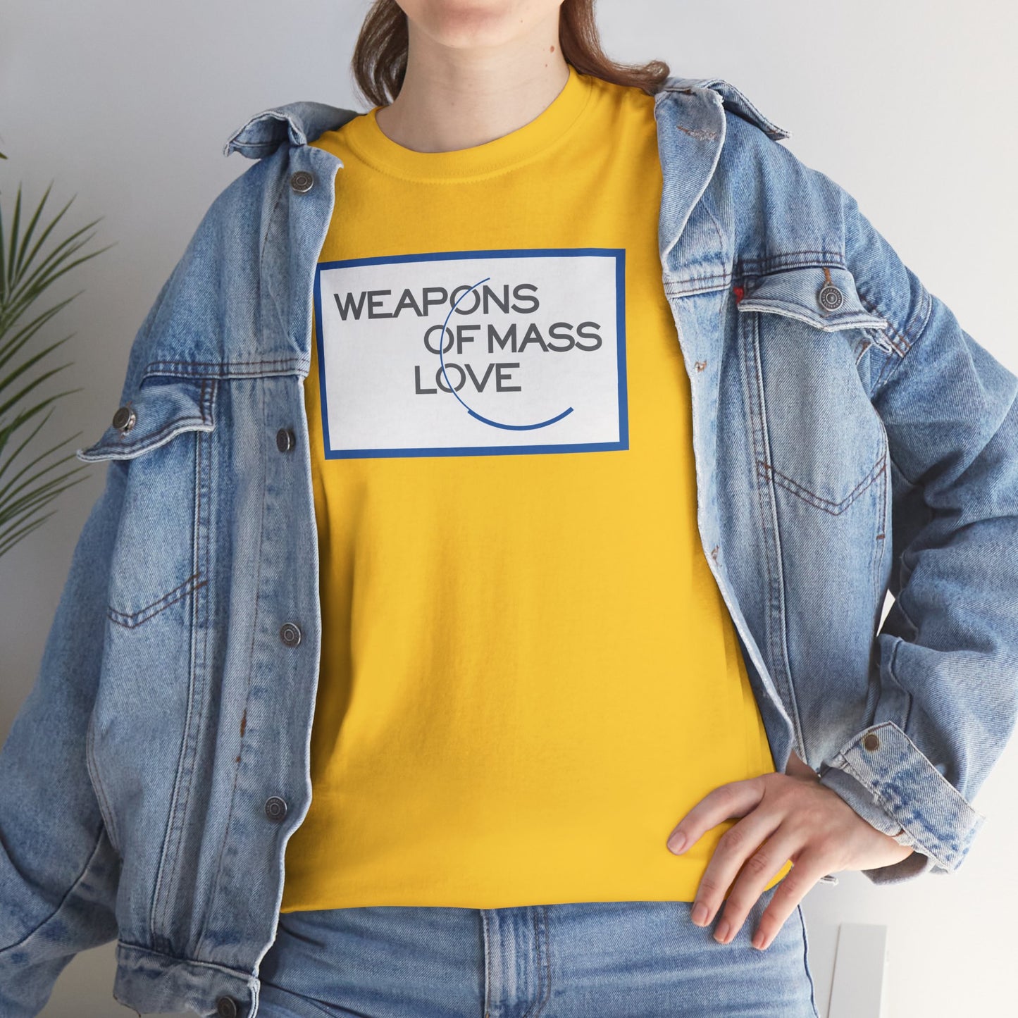 WEAPONS OF MASS LOVE Unisex Heavy Cotton Tee