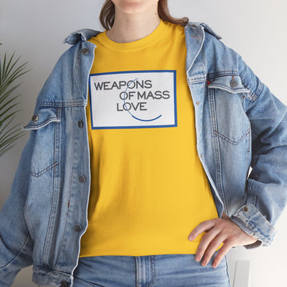 WEAPONS OF MASS LOVE Unisex Heavy Cotton Tee