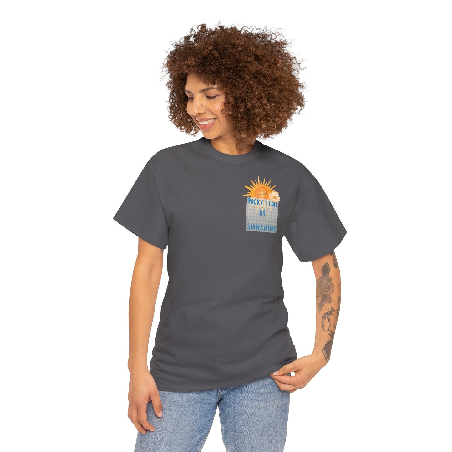 POCKETFUL OF SUNSHINE Unisex Heavy Cotton Tee