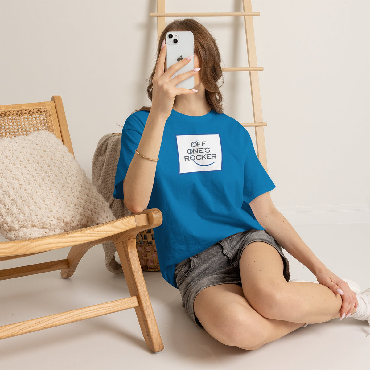 OFF ONE'S ROCKER Unisex Heavy Cotton Tee
