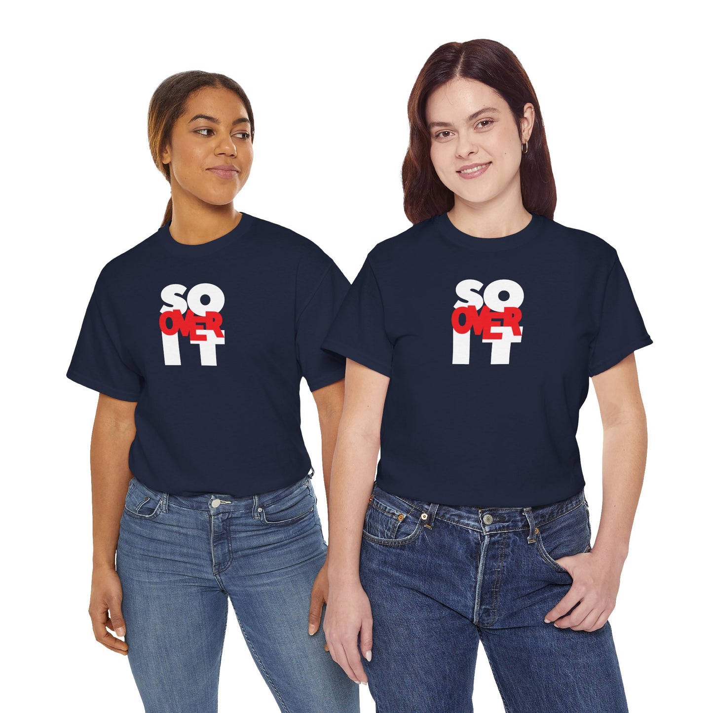 SO OVER IT Unisex Heavy Cotton Tee