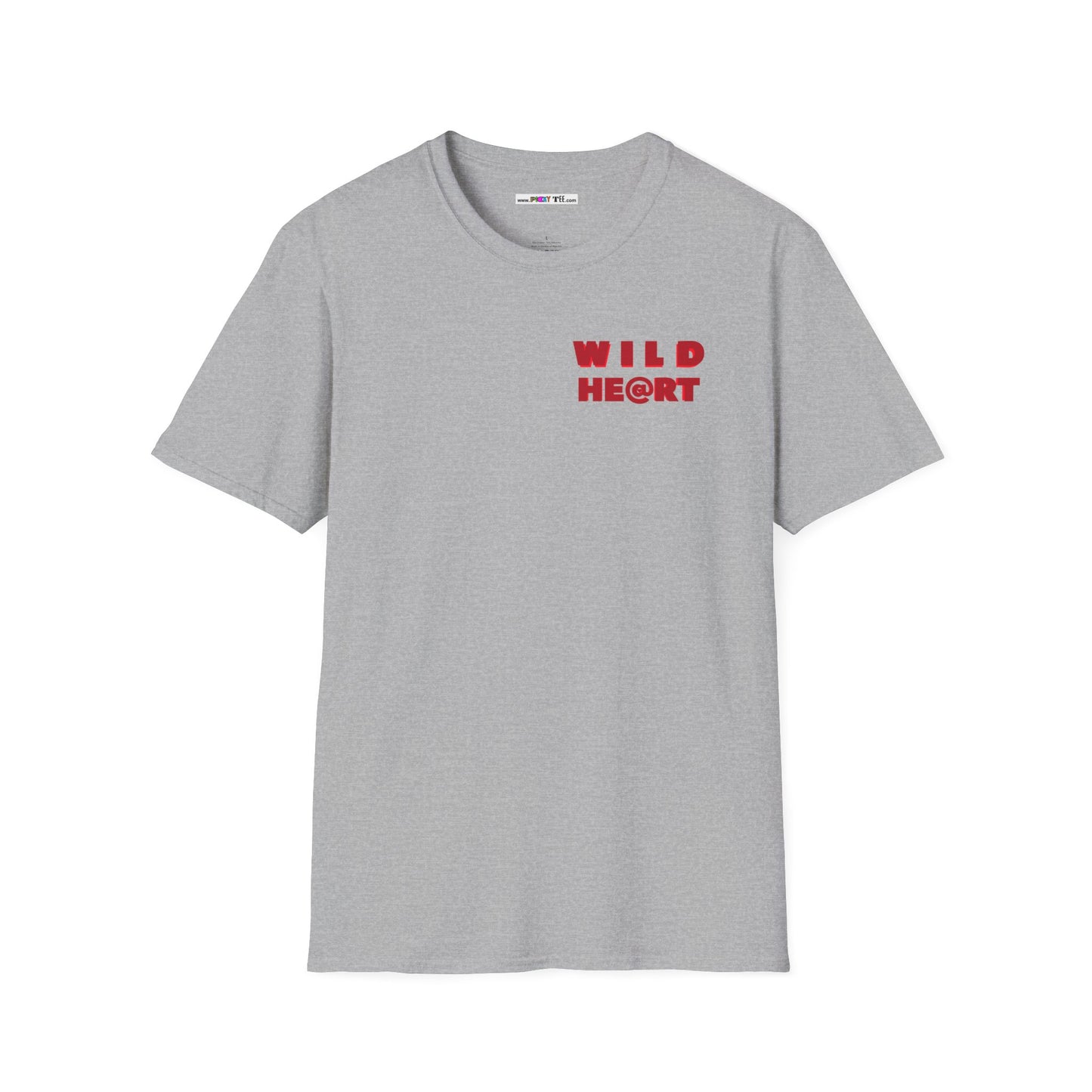 WILD AT HEART Unisex Softstyle 100% Cotton T-Shirt